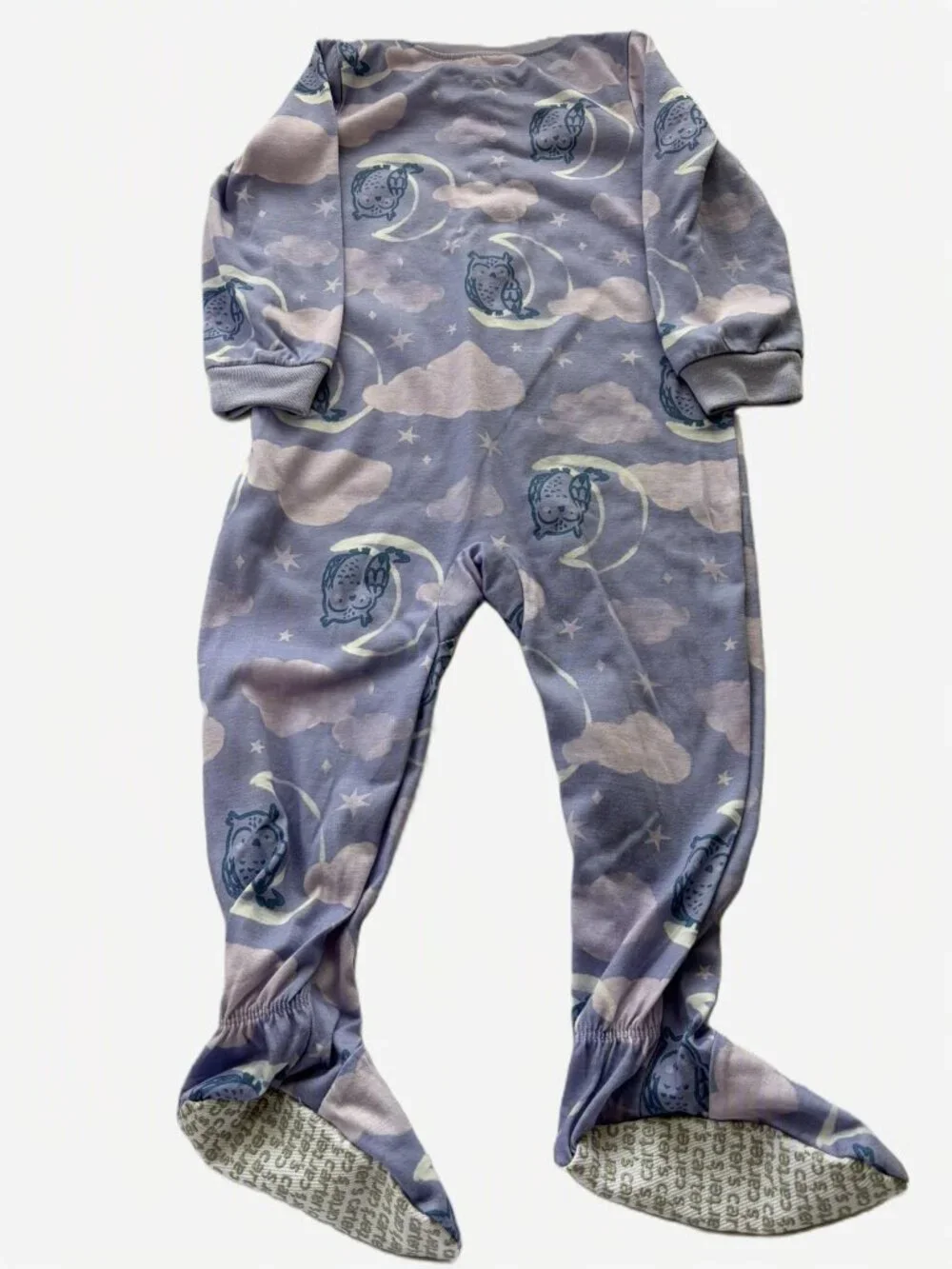 Carter's 2T Footed Pajamas Set of 2 Zip Sleepers Gripper Feet Long Sleeve